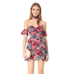 For love and lemons strapless dress XS